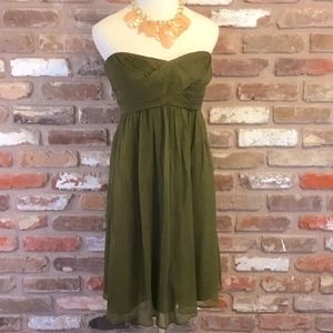 J. Crew Silk Strapless Dress (NWT)